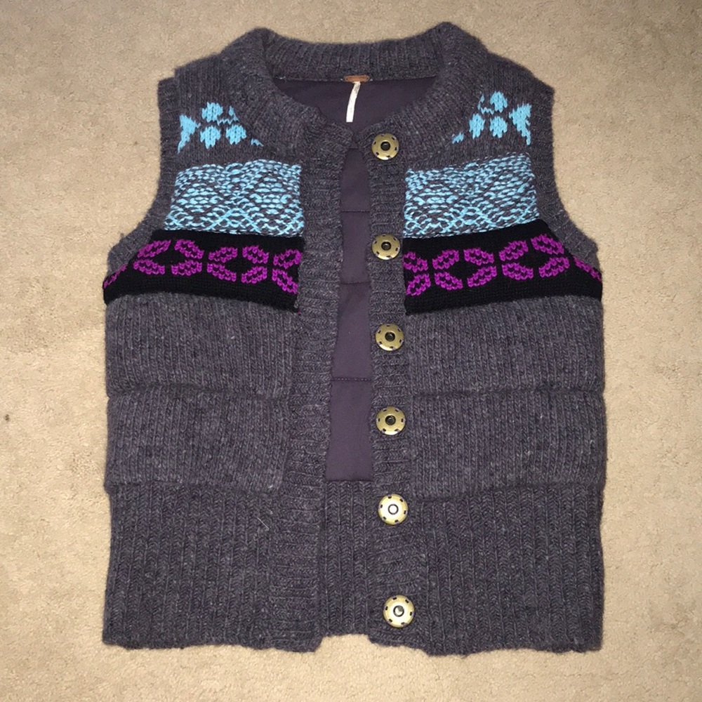 Free people thick sweater vest